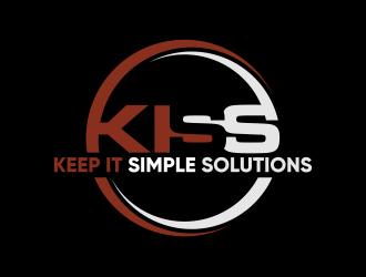 Keep It Simple Solutions. KISS for short logo design by qqdesigns