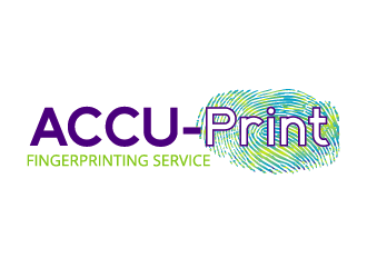 ACCU-Print Fingerprinting Service logo design by axel182