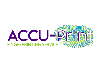 ACCU-Print Fingerprinting Service logo design by axel182