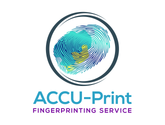 ACCU-Print Fingerprinting Service logo design by cintoko