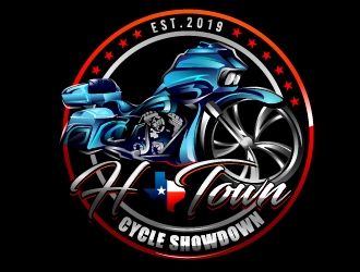 H-Town Cycle Showdown logo design by Suvendu