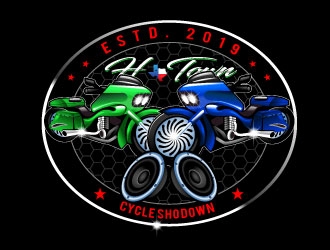 H-Town Cycle Showdown logo design by Suvendu