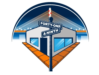 Forty-One & Ninth logo design by jaize