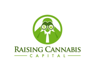 Raising Cannabis Capital logo design by pencilhand