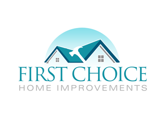 First Choice Home Improvements logo design by kunejo