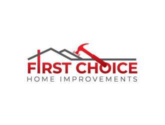First Choice Home Improvements logo design by crazher