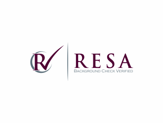 RESA Background Check Verified  logo design by Dianasari