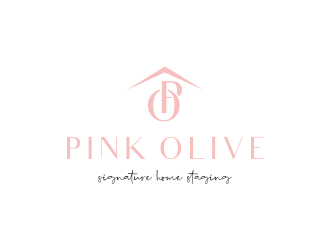 Pink Olive Signature Home Staging logo design by sokha