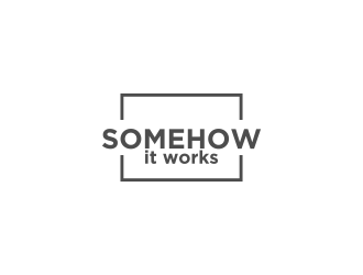 Somehow It Works logo design by Purwoko21