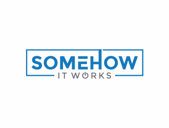 Somehow It Works logo design by mutafailan