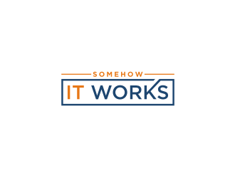 Somehow It Works logo design by bricton