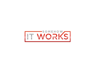 Somehow It Works logo design by bricton