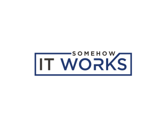 Somehow It Works logo design by bricton