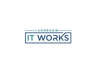 Somehow It Works logo design by bricton