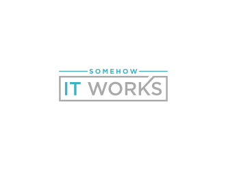 Somehow It Works logo design by bricton