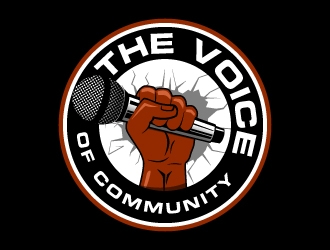 The Voice of Community (TVoC) logo design by abss