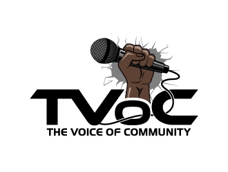 The Voice of Community (TVoC) logo design by abss