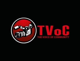 The Voice of Community (TVoC) logo design by Suvendu