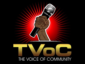 The Voice of Community (TVoC) logo design by desynergy