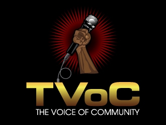 The Voice of Community (TVoC) logo design by desynergy