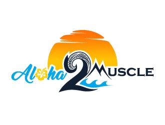 Aloha2Muscle logo design by daywalker
