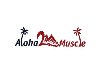 Aloha2Muscle logo design by Webphixo