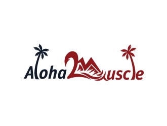Aloha2Muscle logo design by Webphixo