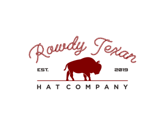 Rowdy Texan Hat Company logo design by ammad