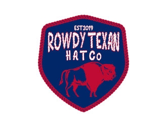 Rowdy Texan Hat Company logo design by AYATA