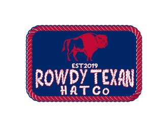 Rowdy Texan Hat Company logo design by AYATA