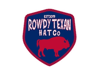 Rowdy Texan Hat Company logo design by AYATA
