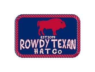 Rowdy Texan Hat Company logo design by AYATA