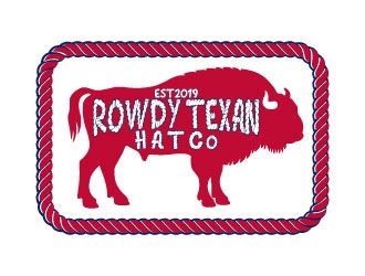 Rowdy Texan Hat Company logo design by AYATA