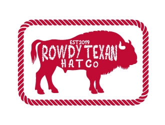 Rowdy Texan Hat Company logo design by AYATA