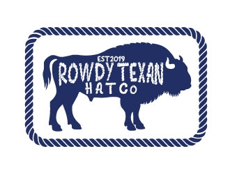 Rowdy Texan Hat Company logo design by AYATA