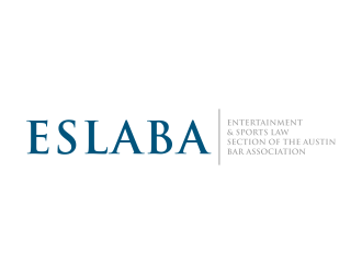 Entertainment & Sports Law Section of the Austin Bar Association (ESLABA) logo design by cimot