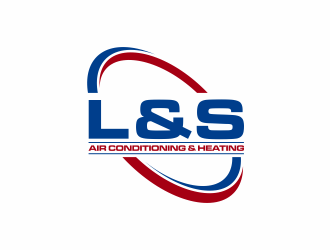 L & S Air Conditioning & Heating logo design by ammad