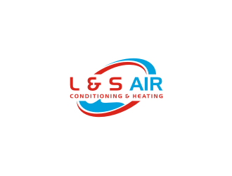 L & S Air Conditioning & Heating logo design by bricton