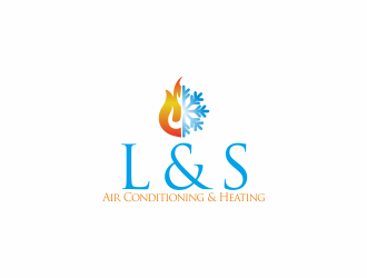 L & S Air Conditioning & Heating logo design by Dianasari