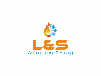 L & S Air Conditioning & Heating logo design by Dianasari