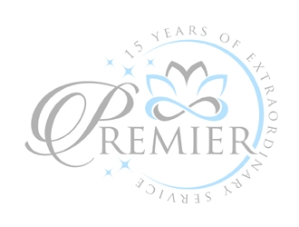 15 years of extraordinary service @ Premier logo design by MAXR