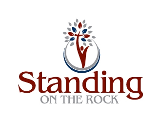 Standing on the Rock or Dancing in the Rain logo design by Dawnxisoul393