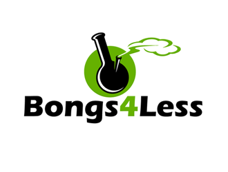 Bongs4Less logo design by megalogos