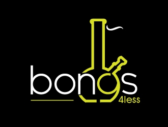 Bongs4Less logo design by Suvendu