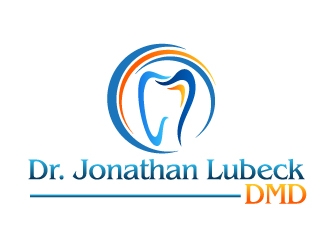 Dr. Jonathan Lubeck DMD logo design by Dawnxisoul393