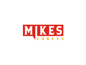 Mikes Coneys logo design by bricton