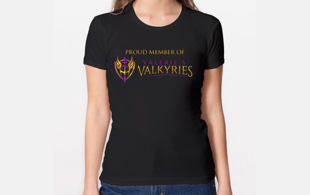 Valeries Valkyries logo design by mattlyn