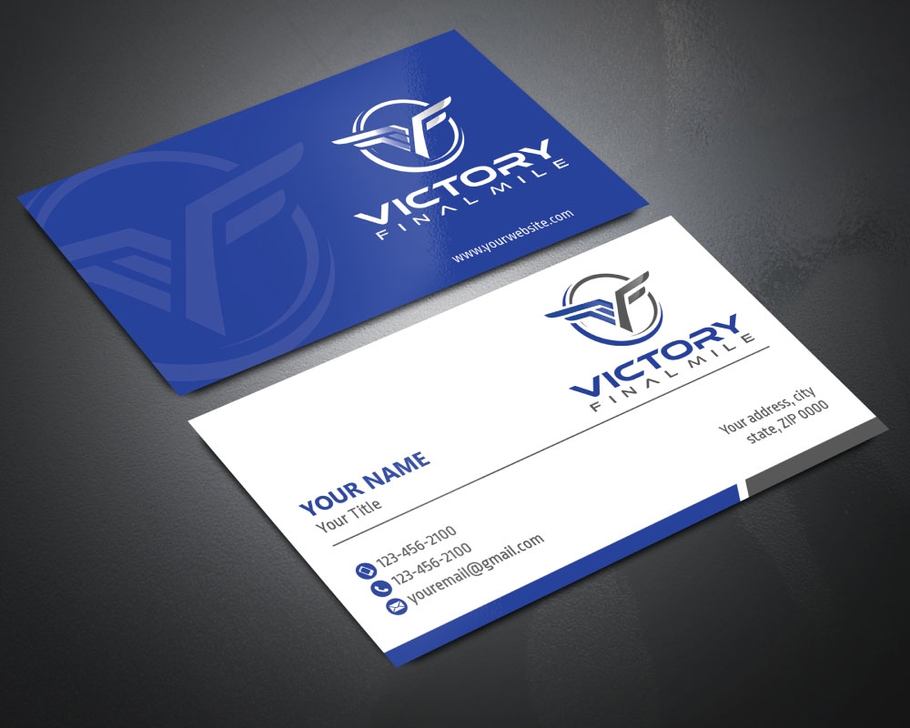 Victory Final Mile logo design by Boomstudioz