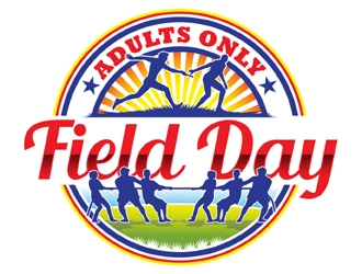 Adults only Field Day logo design by MAXR