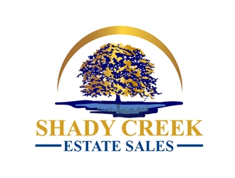 Shady Creek Estate Sales logo design by Roma